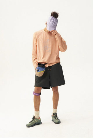 [Monterest] Textured Nylon Drawstring Shorts