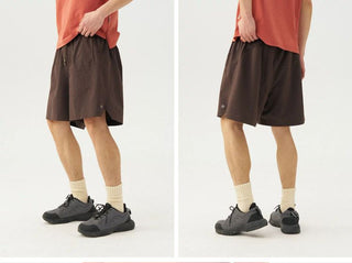 [Monterest] Quick-Dry Mesh Panel Sports Shorts