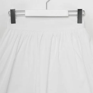 A-line cotton flared skirt