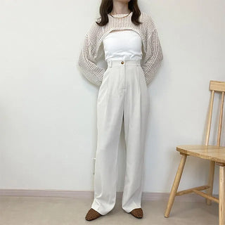 basic ribbed cap sleeveless