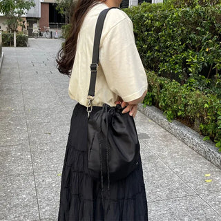 Drawstring Mini Crossbody Bag