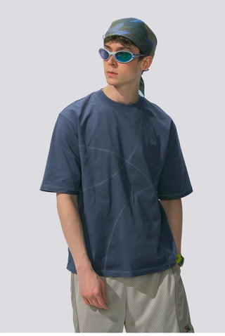 [Monterest] 7A Antibacterial Stitch Panel Relaxed Tee