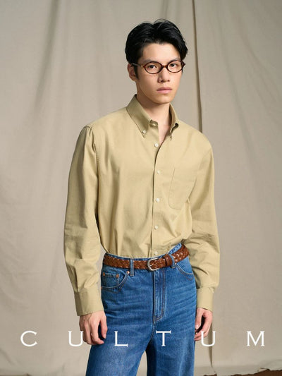 [CULTUM] Brushed Cotton OCBD Shirt