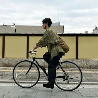Boxy check shirt