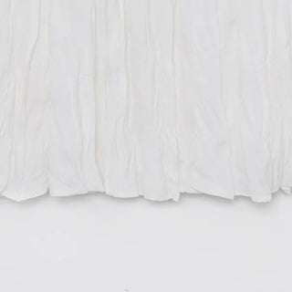 Shirred long skirt