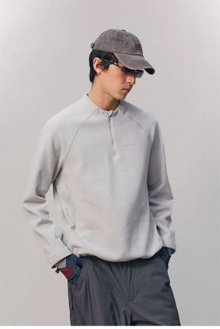 [Monterest] Honeycomb Fleece Half-Zip Pullover