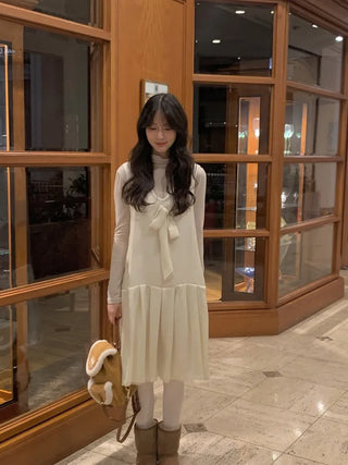 Ribbon Long Dress