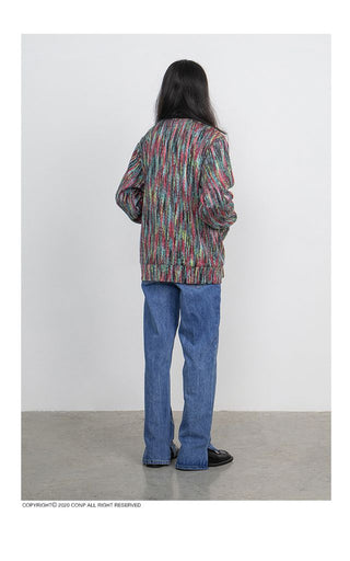 CONP Devoré Graphic Denim Pants (Blue)