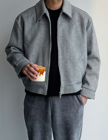 Essence Padded-Lined Wool Blouson (3 colors)