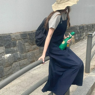 Sleeveless long dress
