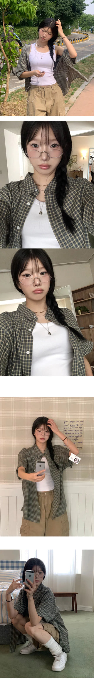 Bubblegum Check Short Sleeve Shirt - 3 Colors