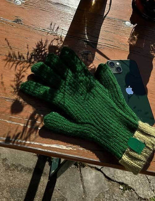 Bauto ribbed gloves (soft fabric)