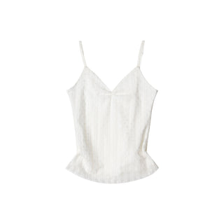 [NECY] Floral Lace Slim Camisole (2color)
