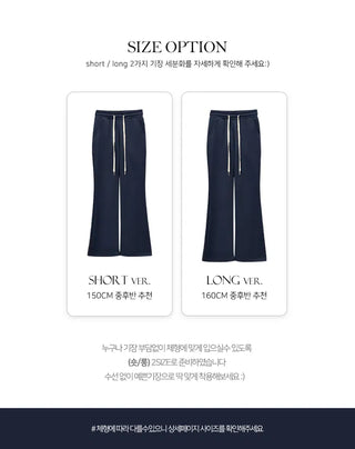Planning Milk Slim Fit Flared Training Pants - 8 Colors