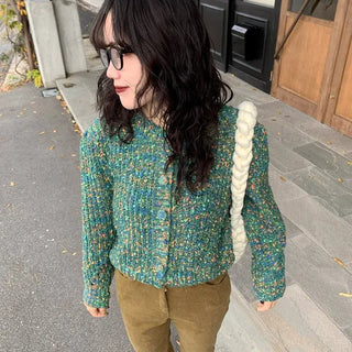 Mixed cardigan
