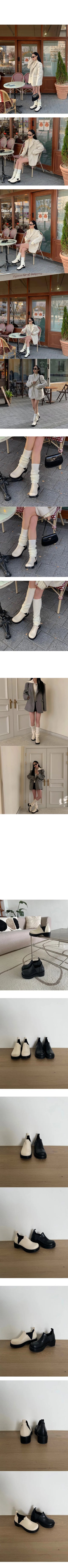 Side-banded platform loafers