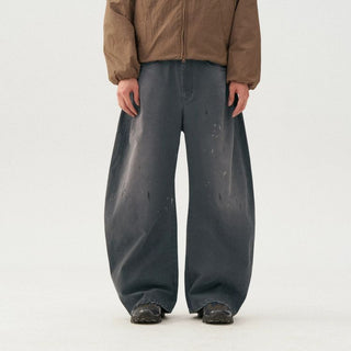 [Monterest] Washed Double Pleat Wide Pants