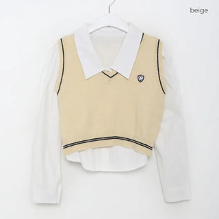 Vest and shirt set