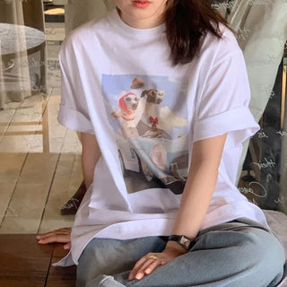 Dog Oversized Short-Sleeve T-Shirt
