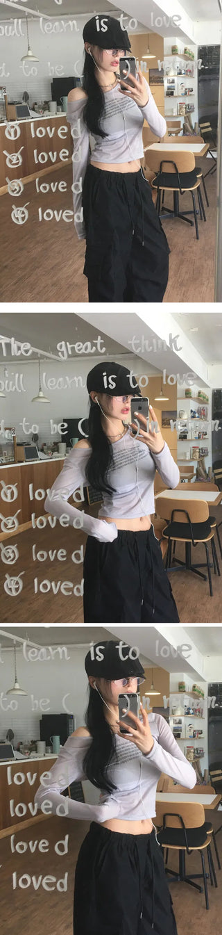 Summer Lettering Brit Long Sleeve T-Shirt - 4 Colors