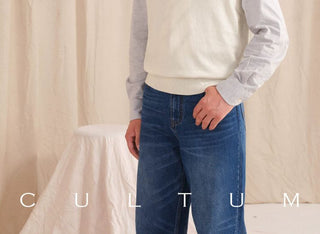 [CULTUM] V-Neck Knit Vest