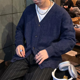 (Unisex) Soft V-Neck Cardigan