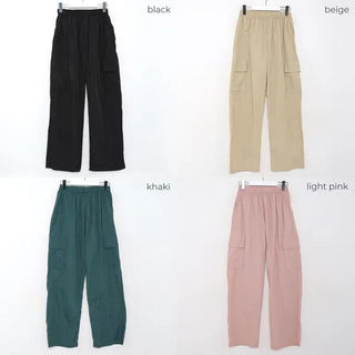 Banding Cozy Cargo Pants