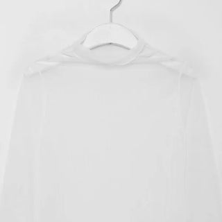See-through turtleneck t-shirt