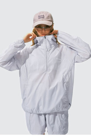 [Monterest] Packable Hooded Half-Zip Anorak