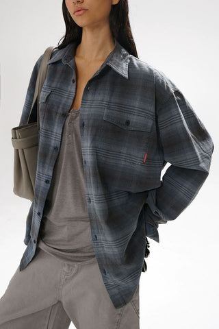 MASONPRINCE Washed Plaid Shirt