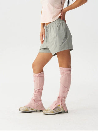 [Monterest] Quick-Dry Mesh Panel Running Shorts