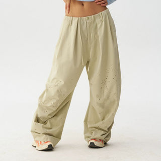 [Monterest] Quick-Dry Burnout Wide Leg Pants