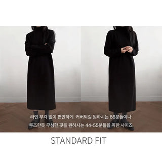 Black turtleneck dress - 2 sizes
