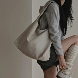 #LENTO. Cracker Leather Shoulder Bag