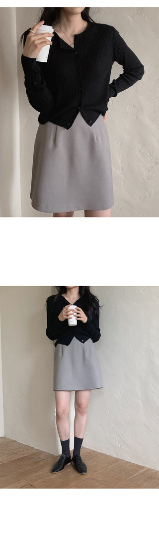 Soft Rib Cardigan - 5 Colors