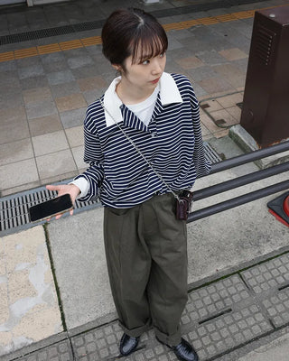 Manny Color Border Long T-Shirt