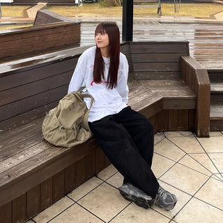 (Unisex) Printed Long-Sleeve T-Shirt