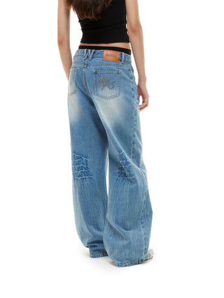 ＋5CM N3 Mineral Blue Jeans