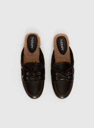 Therapy Shuttle Clogs Burnished Brown