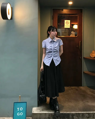 Cap sleeve shirt