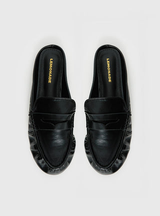Hot Row Flat Loafers Black