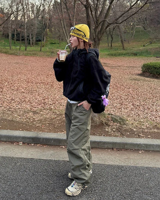 Nylon Parachute Pants