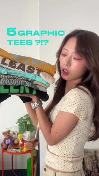 Rock Disco Labeling Half T-Shirt