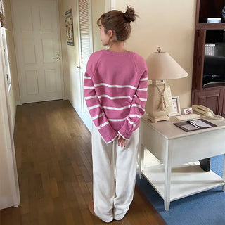 Elastic waist knit pants