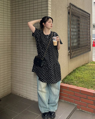Polka Dot Midi Dress