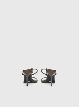 Billini Olympie Gem Detail Heels Brown