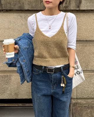 Camisole knit vest