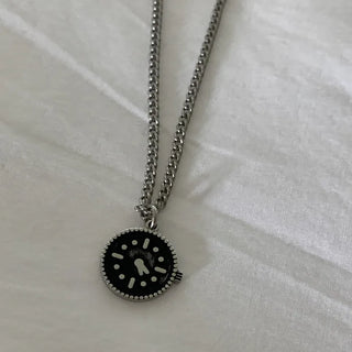 Vintage watch chain necklace