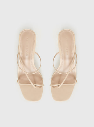 The Becka Heels Beige