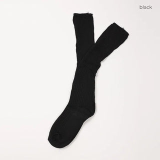 Ribbed long socks